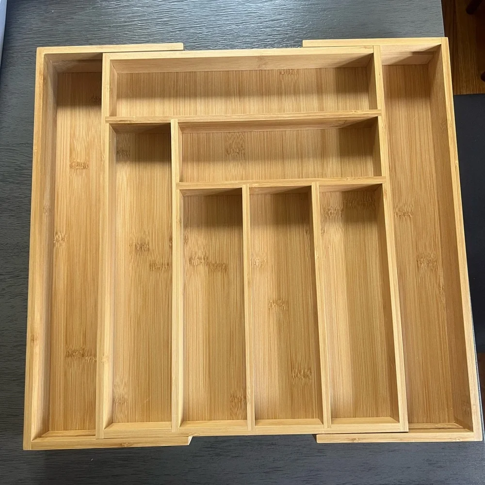 BAMBOO Natural Brown Storage Organizer